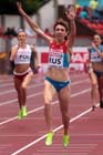 Ekaterina Magnani (Russia) wins the 1500 metres at the European Athletics Team Championships.